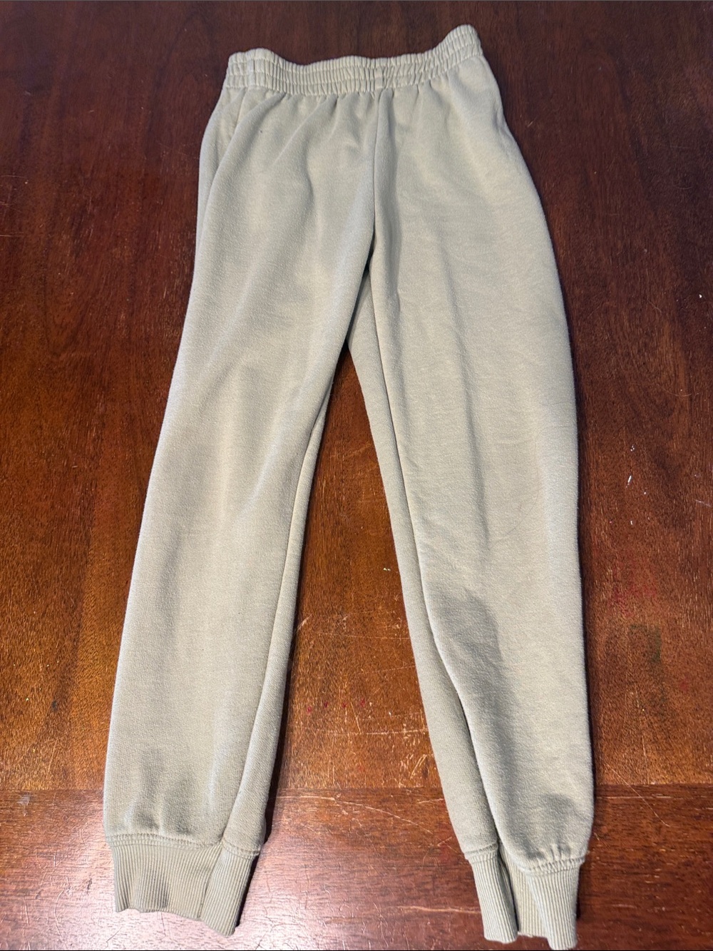 btween Olive Green Kids Jogger Sweatpants